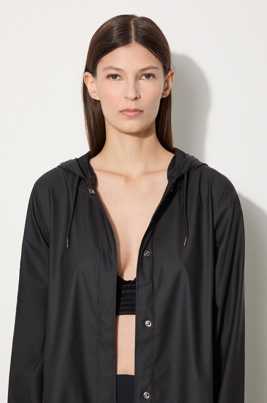 Rains kurtka przeciwdeszczowa 18050 A-line W Jacket 18050.01 czarny