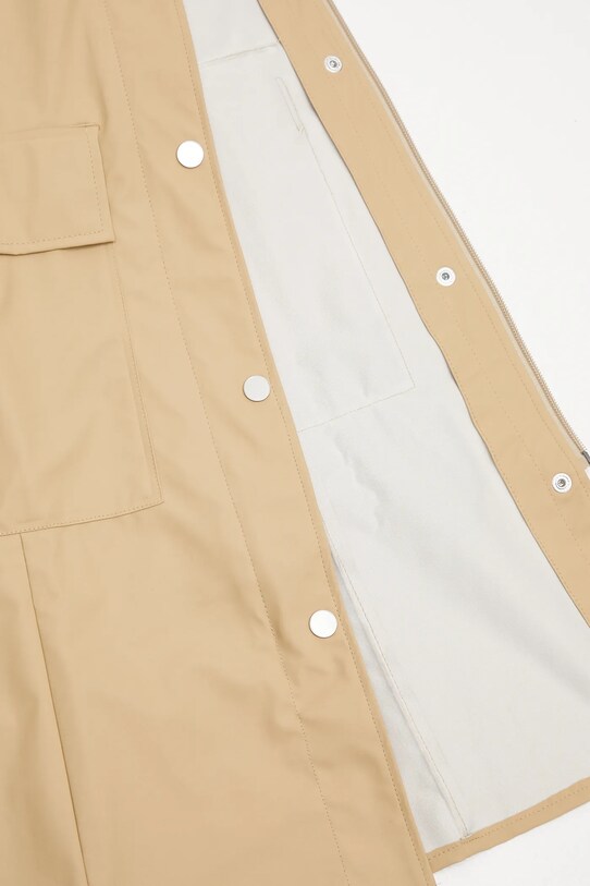 Nepromokavý kabát Rains Curve Jacket 18130.24 béžová