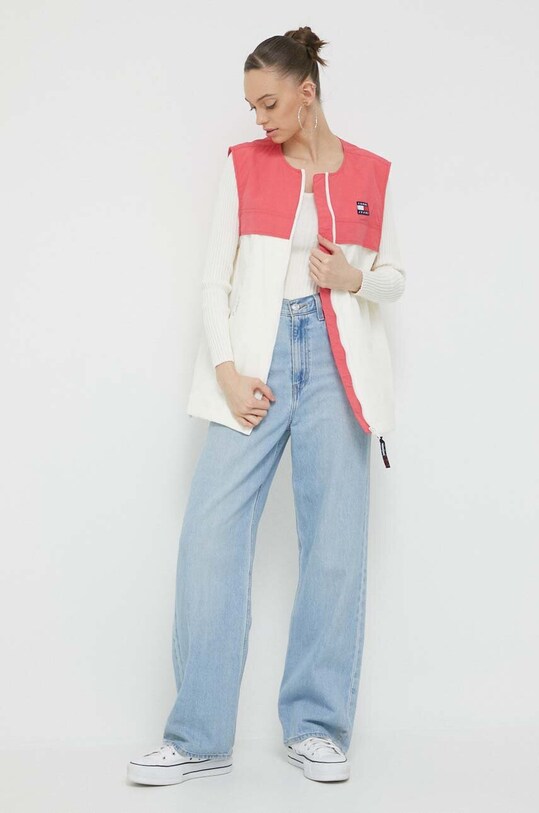 Tommy Jeans bezrękawnik DW0DW15339.PPYX różowy SS23