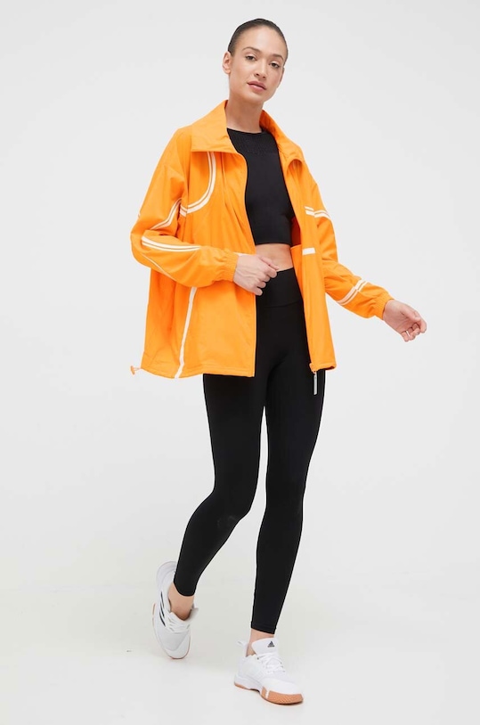 adidas by Stella McCartney windbreaker TruePace HR6576 portocaliu SS23