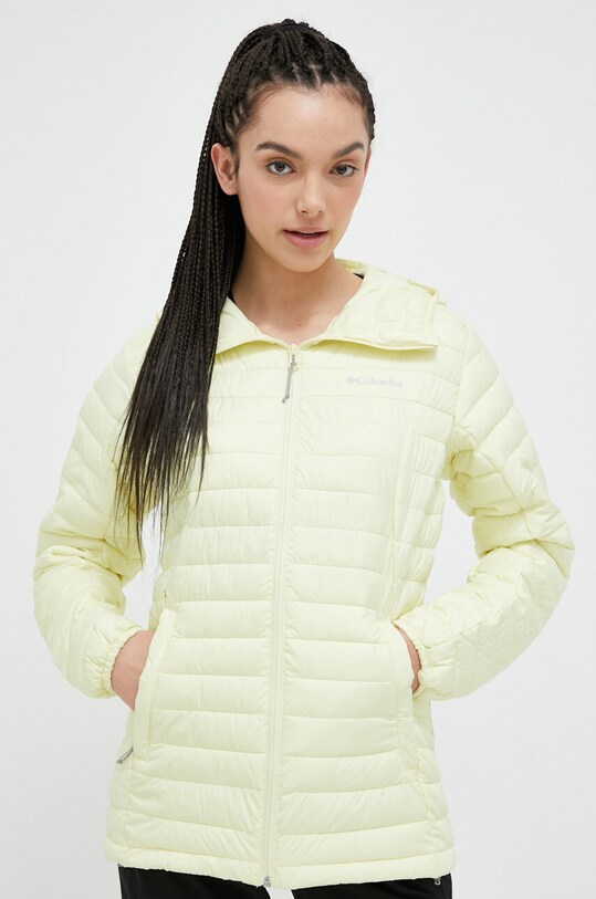 Športová bunda Columbia Silver Falls žltá 2034844