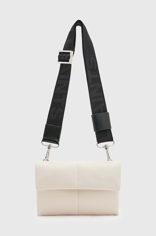 Kožená kabelka AllSaints přírodní kůže hnědá WB524Y