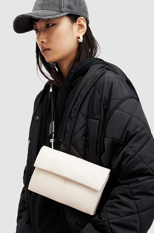 Kožená kabelka AllSaints WB524Y