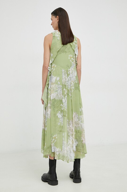 Odzież AllSaints sukienka CAPRI VENETIA DRESS WD144Y zielony