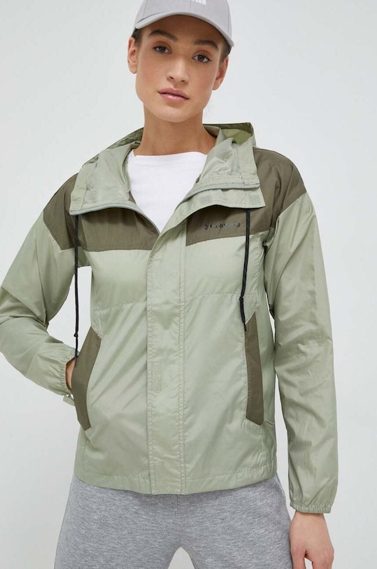 Bunda Columbia Flash Challenger nezateplené zelená 1989523