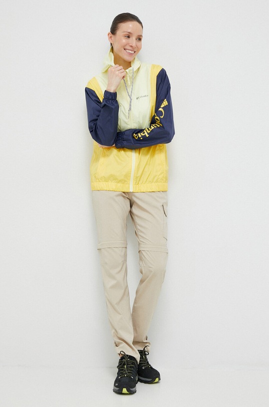 Columbia széldzseki Lily Basin 2034931 sárga SS24