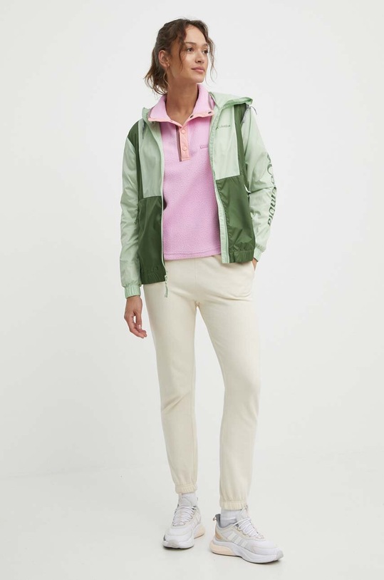 Columbia wiatrówka Lily Basin 2034931 zielony SS24