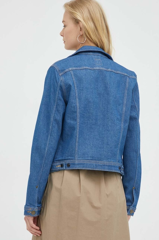 Odzież Lee kurtka jeansowa L54MGWB01 niebieski