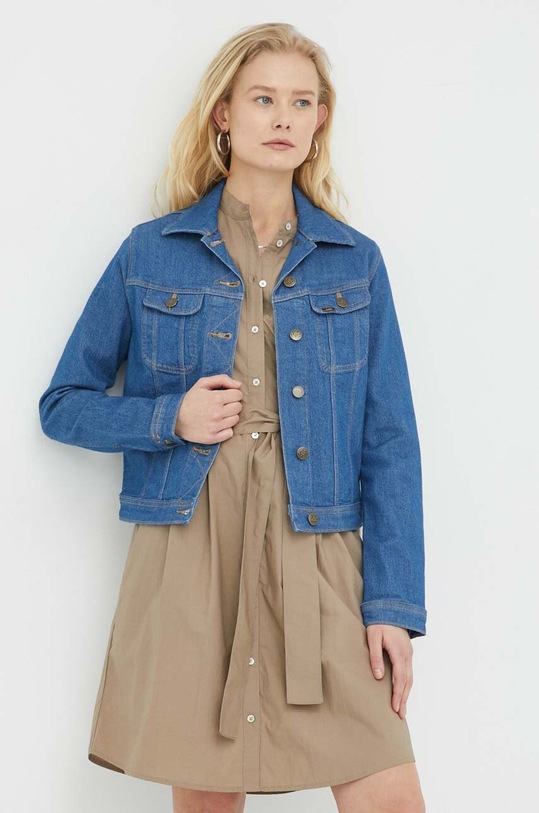 Lee kurtka jeansowa niebieski L54MGWB01