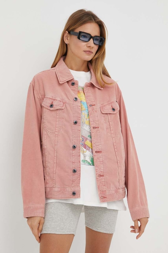 G-Star kurtka nieocieplane różowy D22579.C436