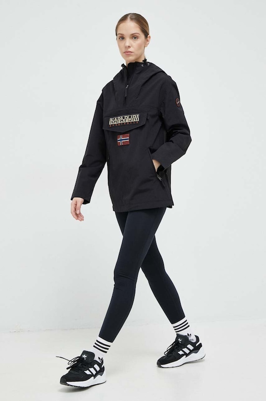 Napapijri kurtka Rainforest NP0A4G7F0411 czarny SS25