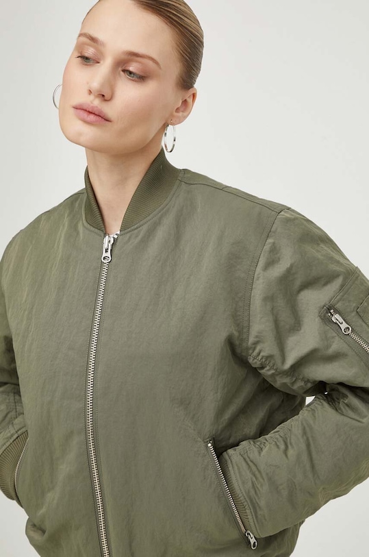 Μπουφάν bomber Samsoe Samsoe Mae άλλο πράσινο F23100184