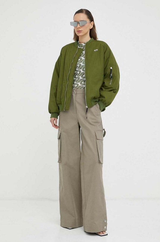 Bomber bunda Résumé 16340915 zelená SS23