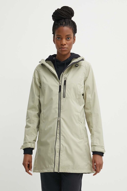 Куртка Helly Hansen з капюшоном зелений 55964