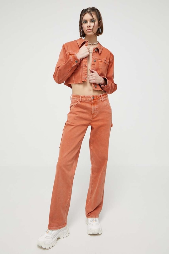 Джинсова куртка Guess Originals W3GG20D0Z50 помаранчевий SS23