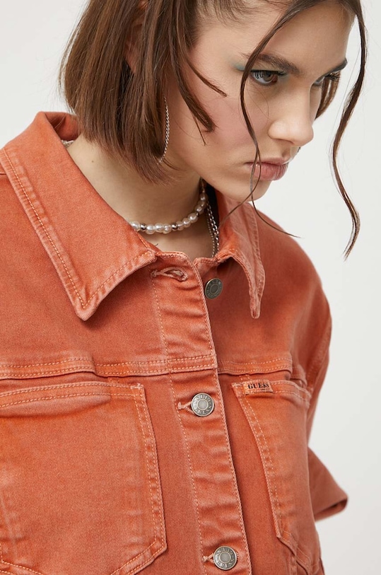 Джинсова куртка Guess Originals W3GG20D0Z50 помаранчевий