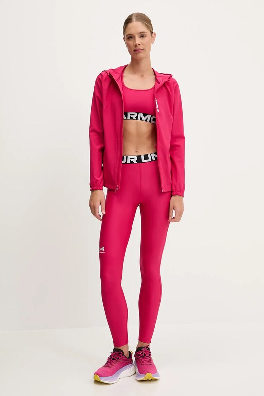 Under Armour jachetă de alergare OutRun the Storm 1377043 roz SS25