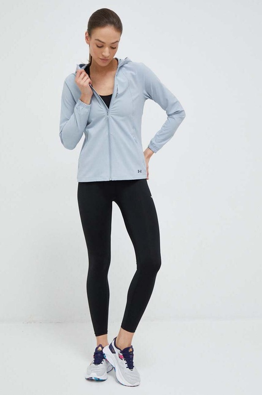 Under Armour jachetă de alergare OutRun the Storm 1377043 gri SS25