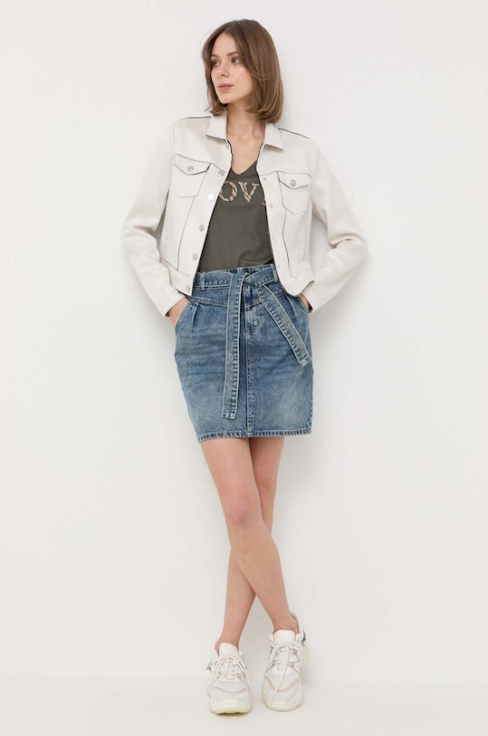 Morgan geaca GSPAIN.NUAGE gri SS23