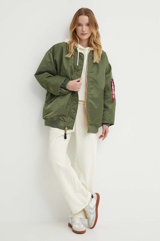 Alpha Industries kurtka bomber MA-1 CORE WMN 108010.03 zielony AW24