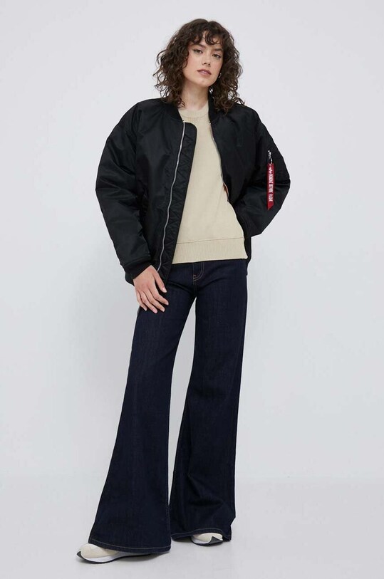 Alpha Industries geacă bomber MA-1 CORE WMN 108010.03 negru AW24