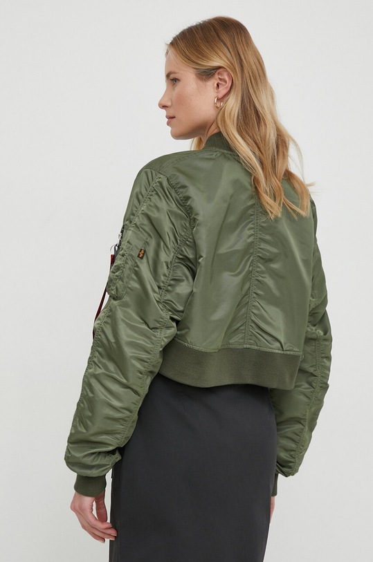 Odzież Alpha Industries kurtka bomber MA-1 BOXY WMN 136008.03 zielony