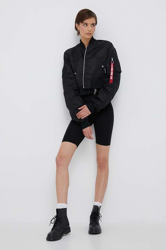 Alpha Industries geaca bomber MA-1 BOXY WMN 136008.03 negru SS24