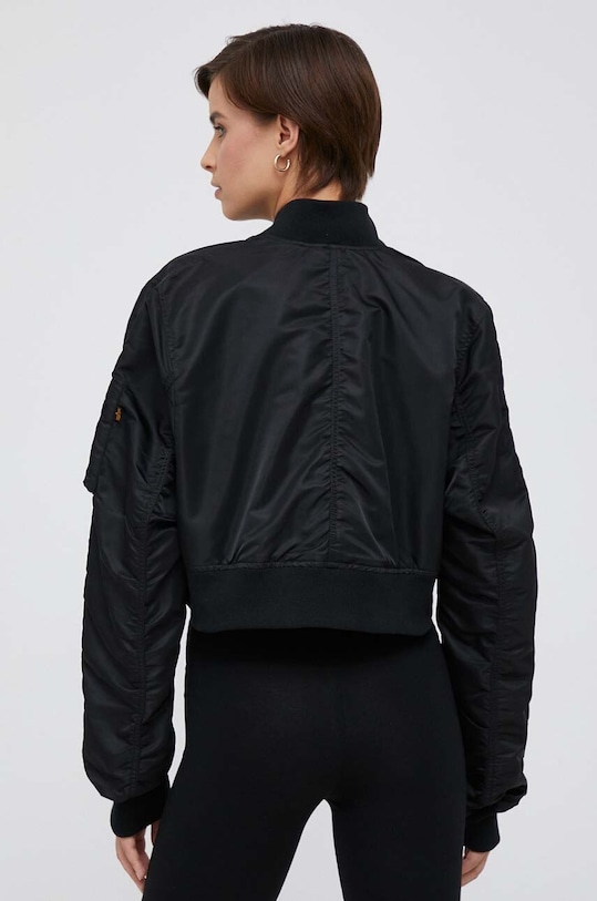 Îmbrăcăminte Alpha Industries geaca bomber MA-1 BOXY WMN 136008.03 negru