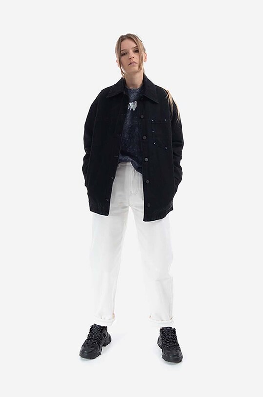 MCQ giacca di jeans Denim Overshirt 663919RRR211000 nero SS23