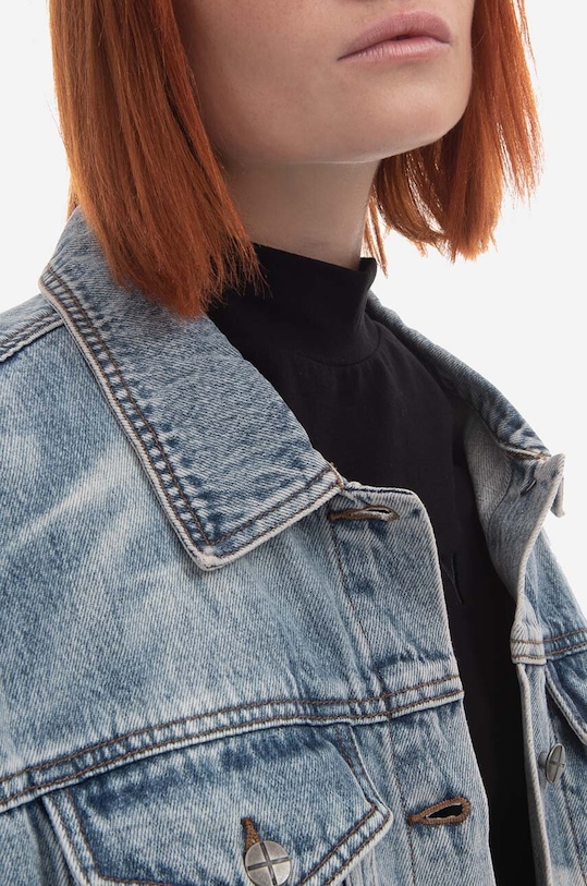 KSUBI kurtka jeansowa bez kaptura niebieski WPS23JK006