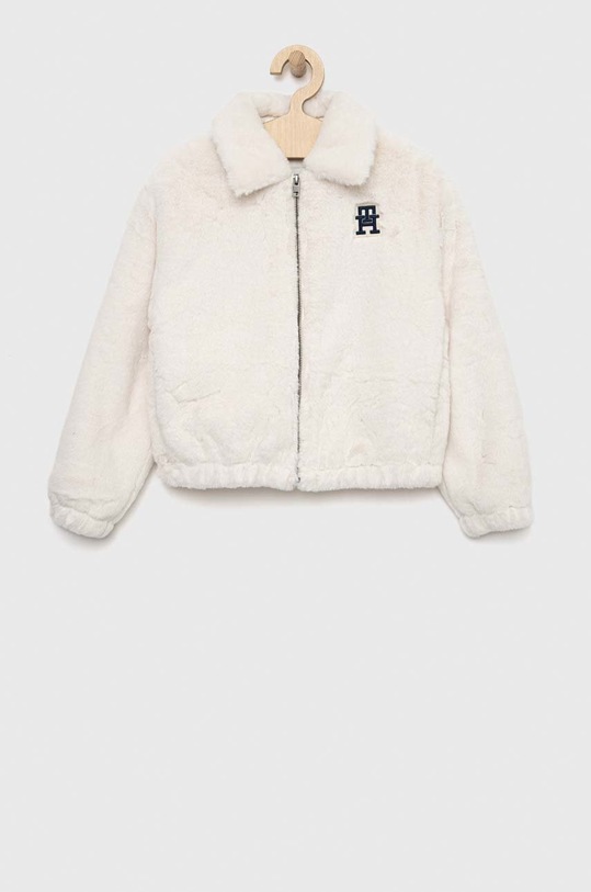 Tommy Hilfiger kurtka dziecięca bez kaptura biały KG0KG07061.PPYX