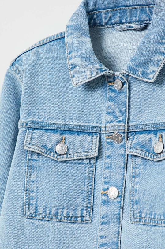 Fete OVS geacă din denim pentru copii 1689120.Girl.10.15years albastru