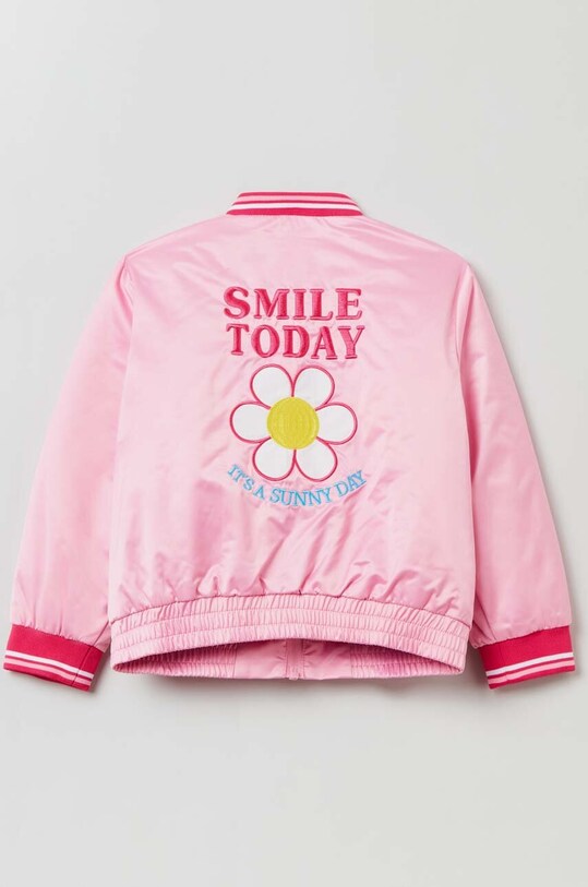 OVS kurtka bomber dziecięca 1703513.Girl.3.10years. różowy SS23