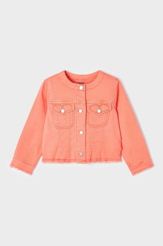 Mayoral geacă din denim pentru copii 3439.6G.MINI portocaliu SS23