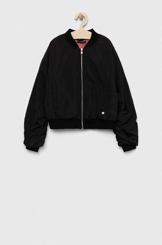 Sisley gyerek bomberdzseki 2E9GYN00J.G.SEASONAL fekete SS23