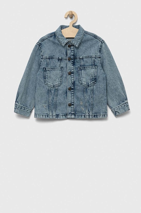 Sisley geacă din denim pentru copii necaptusit albastru 2YO7YN00L.G.SEASONAL