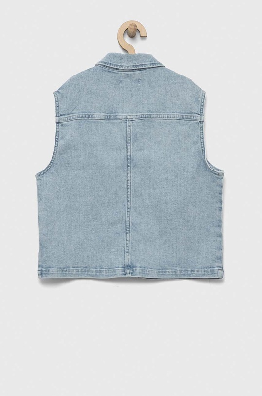 Tommy Hilfiger bezrękawnik jeansowy dziecięcy KG0KG07225.PPYX niebieski SS23
