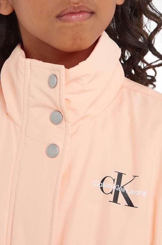 Calvin Klein Jeans kurtka dziecięca IG0IG01923.PPYX pomarańczowy