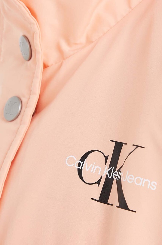 Calvin Klein Jeans kurtka dziecięca pomarańczowy IG0IG01923.PPYX