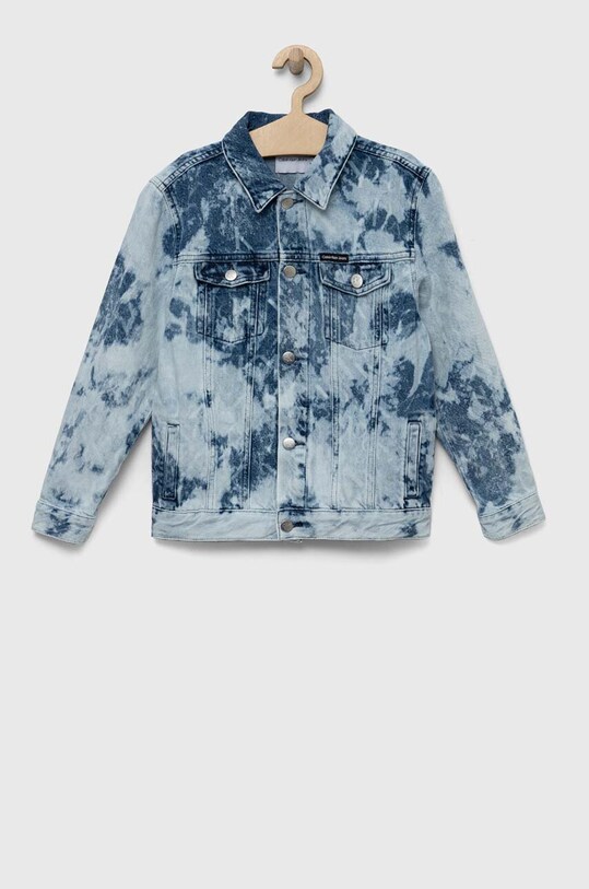 Otroška jeans jakna Calvin Klein Jeans Drugo modra IU0IU00418.PPYX