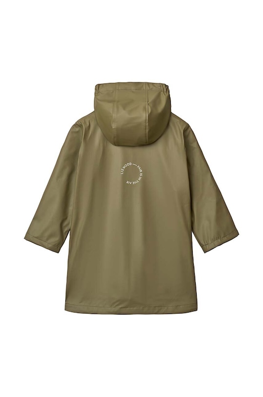 Dziewczynka Liewood kurtka przeciwdeszczowa dziecięca LW15799 zielony