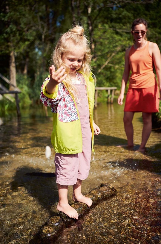 Dziewczynka Jack Wolfskin kurtka dziecięca VILLI JACKET K 1609981.New różowy