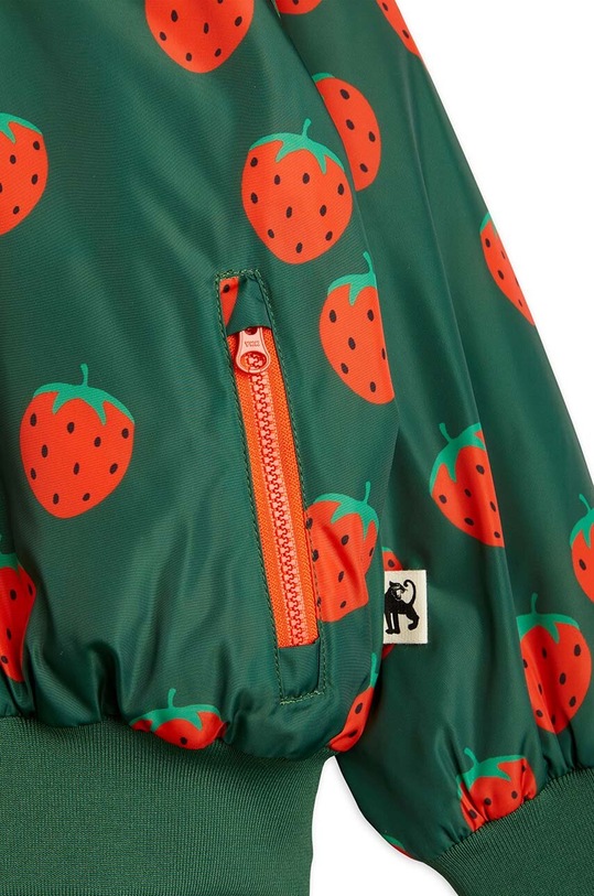 Dětská bomber bunda Mini Rodini zelená 2321010075