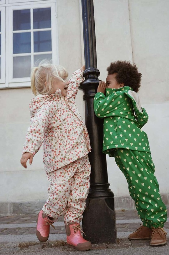 Băieți Konges Sløjd salopeta si sacou pentru copii KS3521 rosu