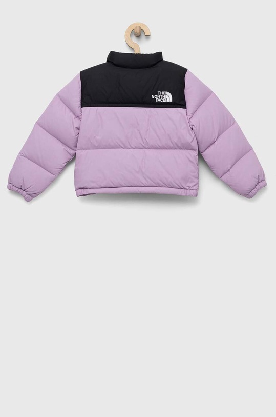 Παιδικό μπουφάν με πούπουλα The North Face NF0A82TS μωβ AW23