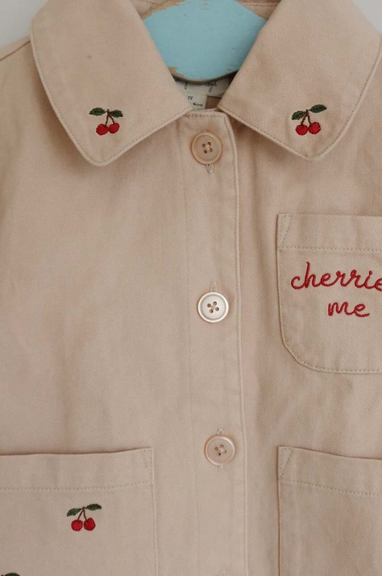 CHLAPEC Dětská bunda Konges Sløjd KS4577 béžová