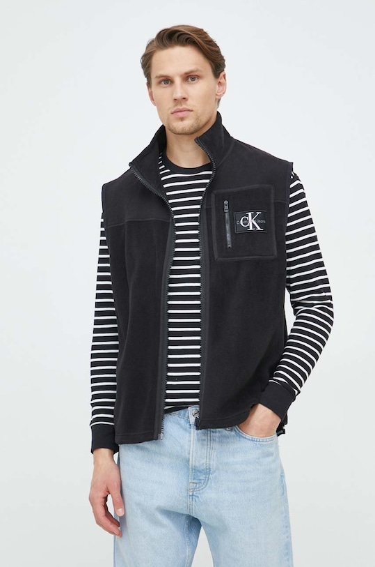 Calvin Klein Jeans bezrękawnik nieocieplane czarny J30J323022.PPYX