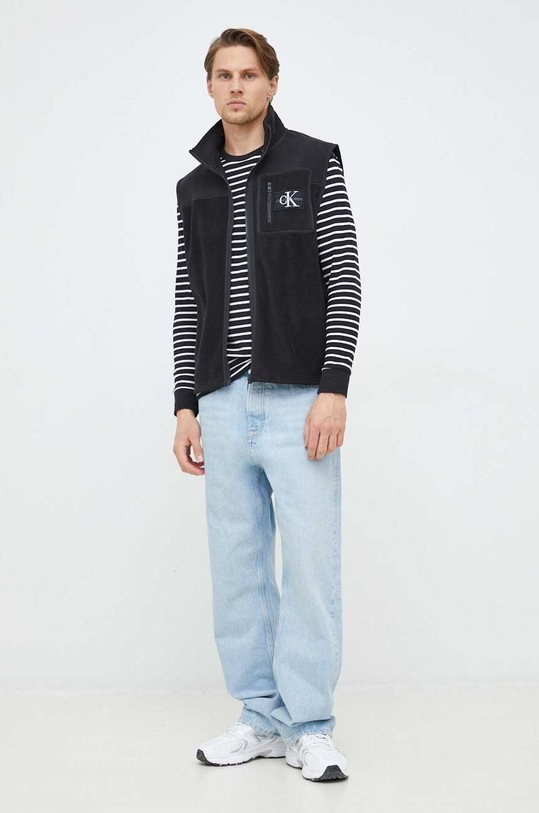 Calvin Klein Jeans bezrękawnik J30J323022.PPYX czarny SS23