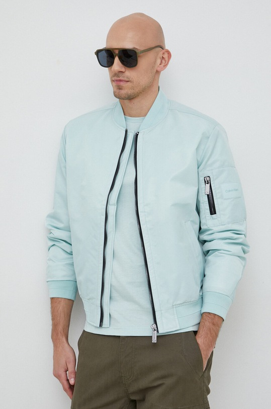 Μπουφάν bomber Calvin Klein K10K109907.PPYX πράσινο AW23