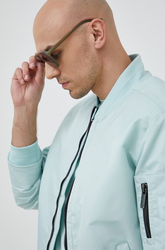 Μπουφάν bomber Calvin Klein πράσινο K10K109907.PPYX